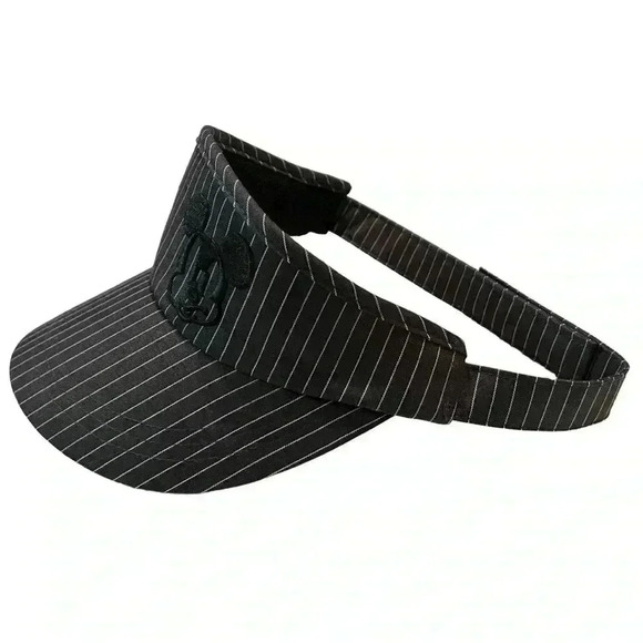Walt Disney World Mickey Mouse Authentic Pinstripe Sun Visor Adult Size•Like New - Picture 8 of 11